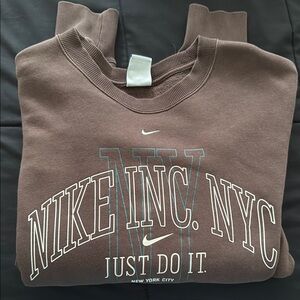 Nike Brown Sweatshirt